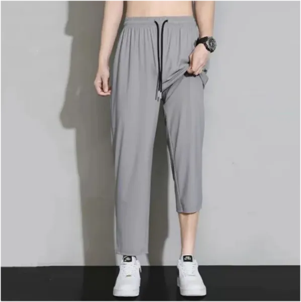 Men's Summer Stretchable Lightweight Loose Fit Trouser